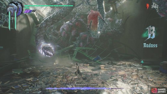 Defeat the tendrils in order to get him to eventually show his ugly face