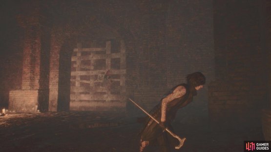 Use Nightmare next to this door to have him break it open
