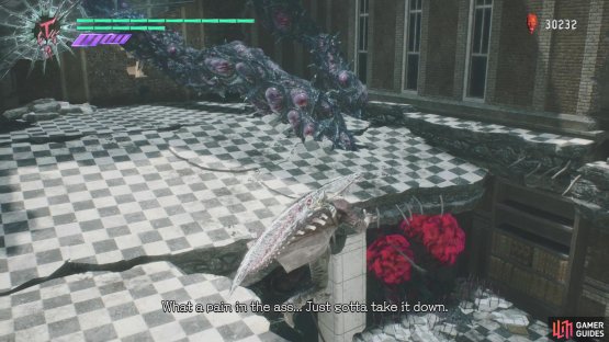 Destroy this blood clot to lower the one building
