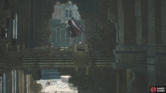 then jump up to this second level to find the Secret Mission