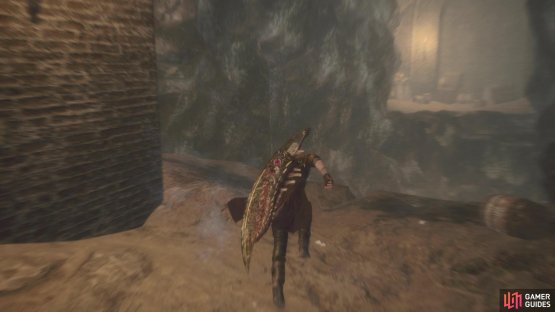 then turn around and jump/air dash over to the ledge on the far side for the Secret Mission