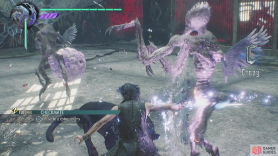 Don&rsquo;t forget that V has to kill the enemies with his cane