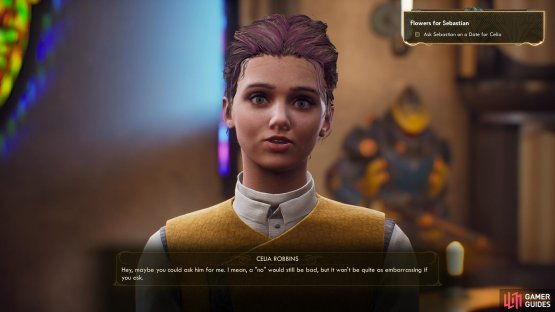 Ask Celia about Sebastian and she’ll ask you to ask him out for her.