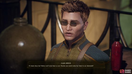 You can start the quest &ldquo;Herrick&rsquo;s Handiwork&rdquo; by talking to Herrick himself