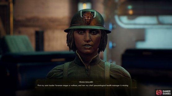 or his overseer, Velma.
