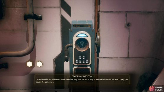 Speak to the Broker via an intercom