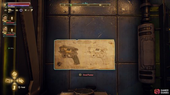and steal a poster.