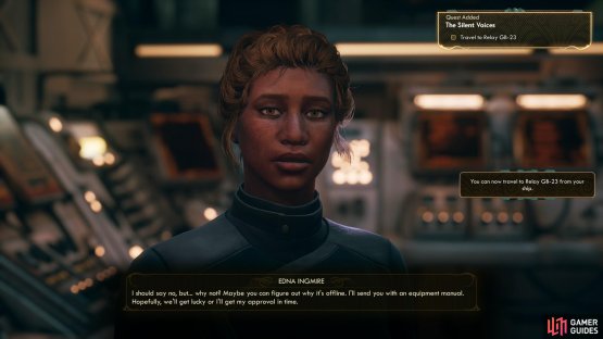 Talk to Edna Ingmire to start this quest