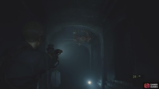 The Licker can be found lurking around the corner or waiting for you on the ceiling next to the S.T.A.R.S Office