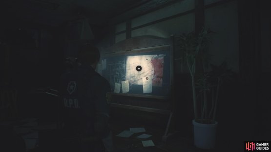 you&rsquo;ll be able to find the Police Station 1F Map pinned on a board in the Operations Room.