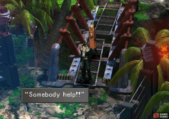 As Quistis and Squall leave the training center they&rsquo;ll hear a cry for help
