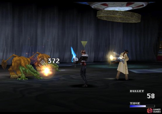 Iguions have low HP, and if you enter the battle with low HP due to junctioning you can take advantage of Irvine&rsquo;s limit