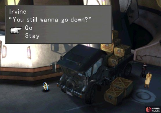 Descend into a manhole