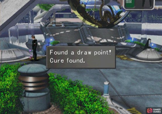 Nab a Cure Draw Point as you leave Balamb Garden
