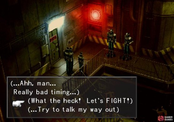 When you exit the circuit room, lie to the guards