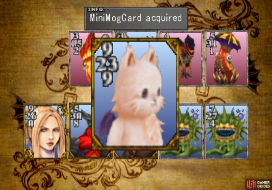 and win back your MiniMog Card