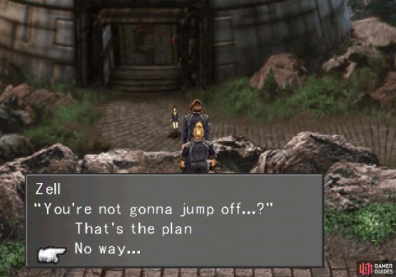 Don&rsquo;t jump off the cliff like Selphie did - it&rsquo;s unbecoming of a SeeD