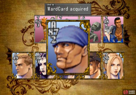 and win the Ward card from him.