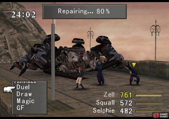 After the first encounter, you can send X-ATM092 into repair mode several times