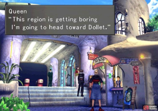 then ensure she goes back to either Balamb, or preferably Dollet.