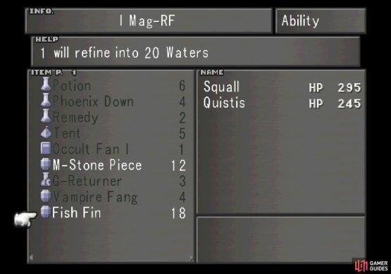 With the aforementioned abilities learned, you can take items gained from enemies or cards and turn them into powerful magic