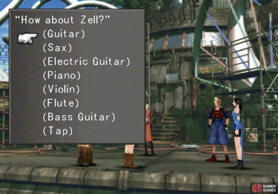 Which you&rsquo;ll do by assigning one instrument to each available character.