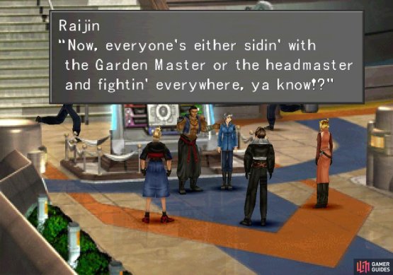 then chat with Raijin and Fujin in the lobby.