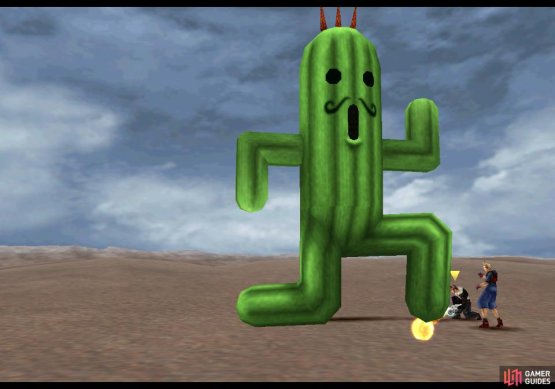 Jumbo Cactuar&rsquo;s most common attacks include a stomp