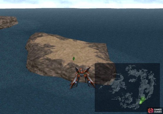 Find Cactuar Island off the coast of the Kashkabald Desert