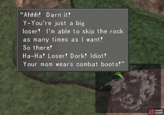 Throw rocks at Mr. Monkey until he&rsquo;s provoked into responding in kind