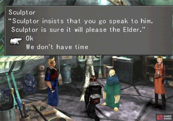 Find a statue and you&rsquo;ll be referred to the village Elder