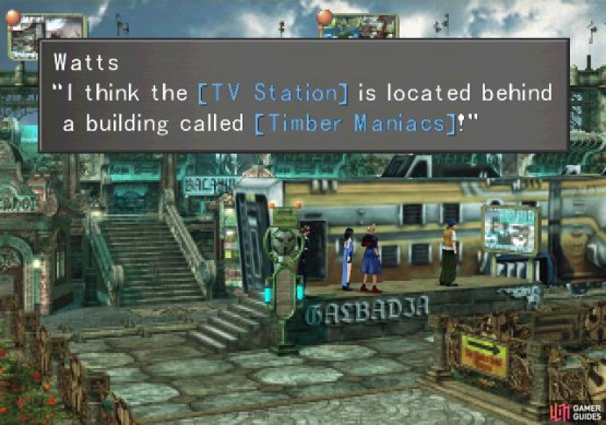 Watts will give you some final intel when you reach Timber