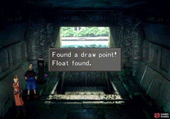 In the northern chamber you&rsquo;ll find a Float draw point