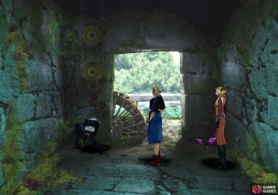 Remove an obstruction to get the water wheel moving again