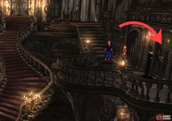 Go through a door right of where you fought Sphinxaur