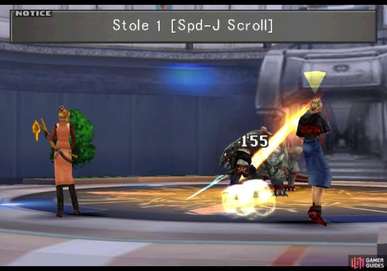 Steal a Spd-J Scroll from Cerberus