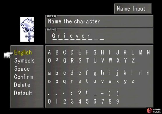 Name the beast on Squall&rsquo;s ring