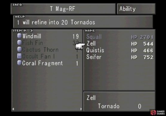 Junction GFs to your new party members, and if you have items you can refine into magic, get them some spells, too
