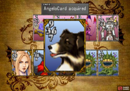 and claim the Angelo card as your own