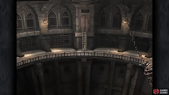 Stand in this spot to have the guards come to you, making it easy leveling