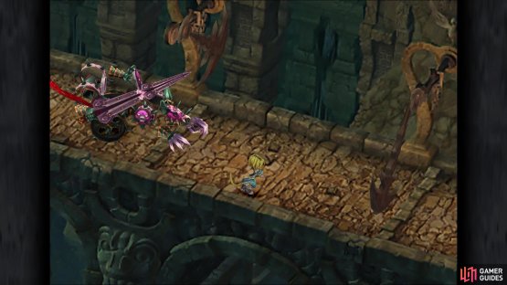 By sticking to one side, it&rsquo;ll be a little easier to dodge the blades