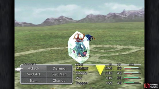 If you use a spell with Vivi on Black Waltz 2