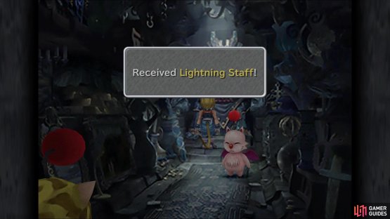Picking up the Lightning Staff will make Stiltzkin spawn