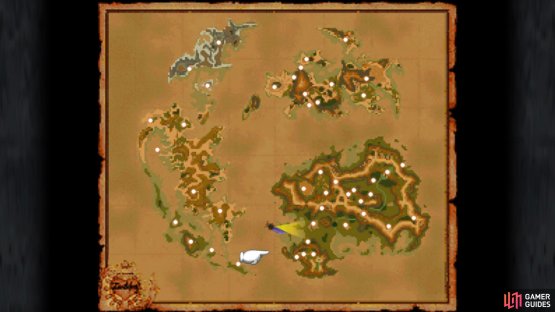 Chocograph 10 on the world map