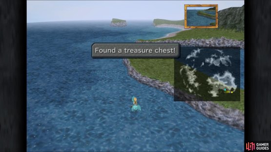 The location of the treasure for Chocograph 12