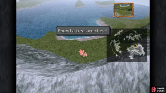 The location of the treasure for Chocograph 14