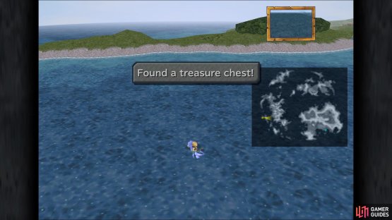 The location of the treasure for Chocograph 18