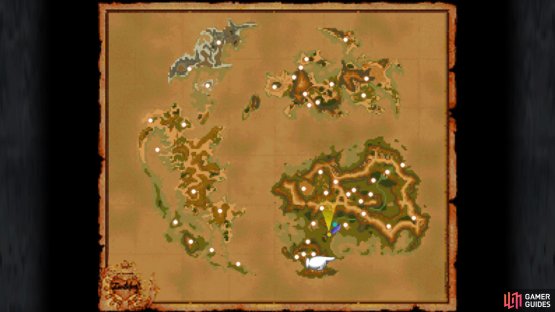 Chocograph 1 on the world map