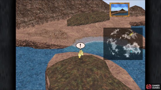 The location of the treasure for Chocograph 22