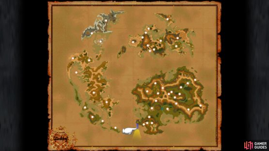 Chocograph 2 on the world map